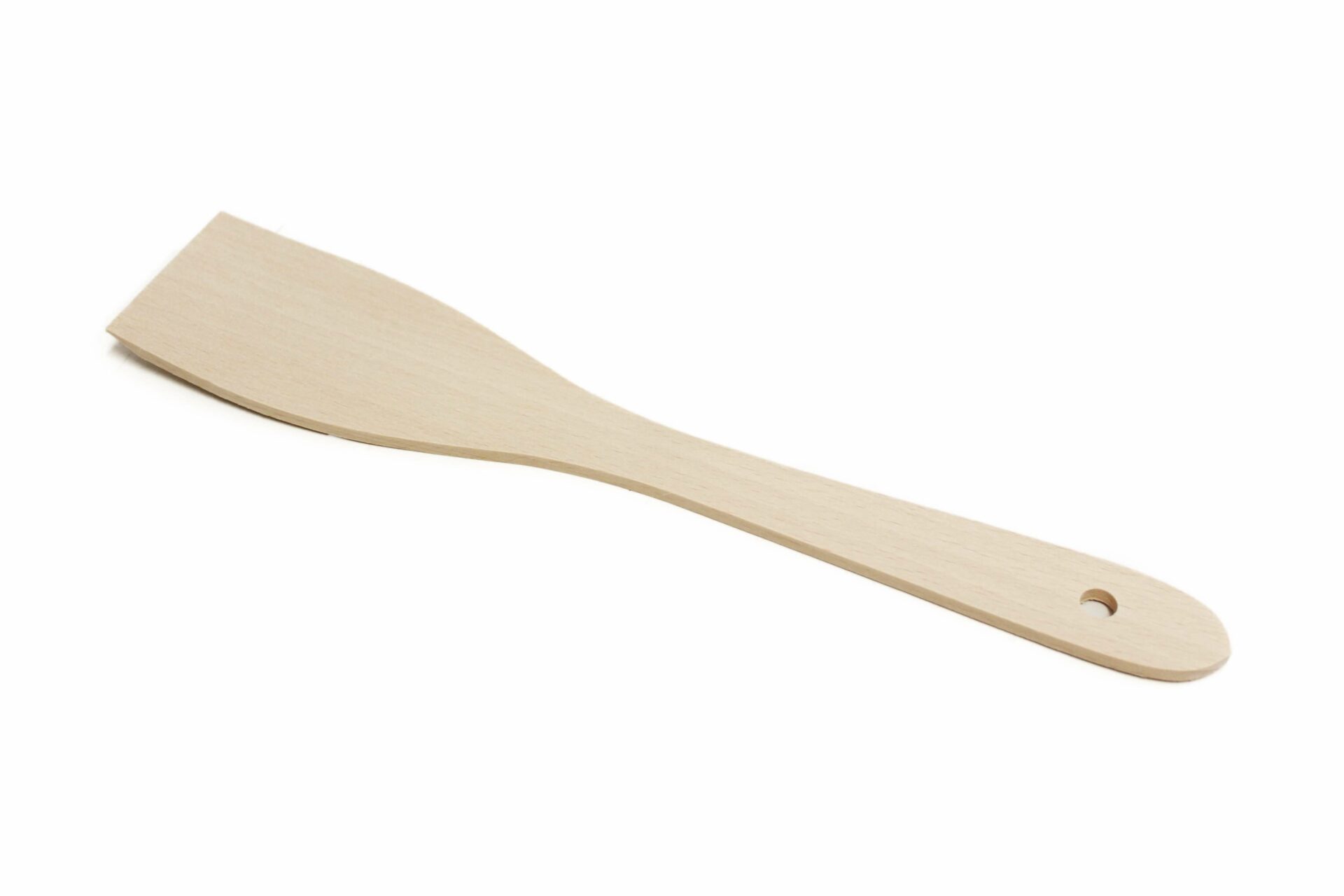 Wooden spatula w/flat handle cm 13 Calder