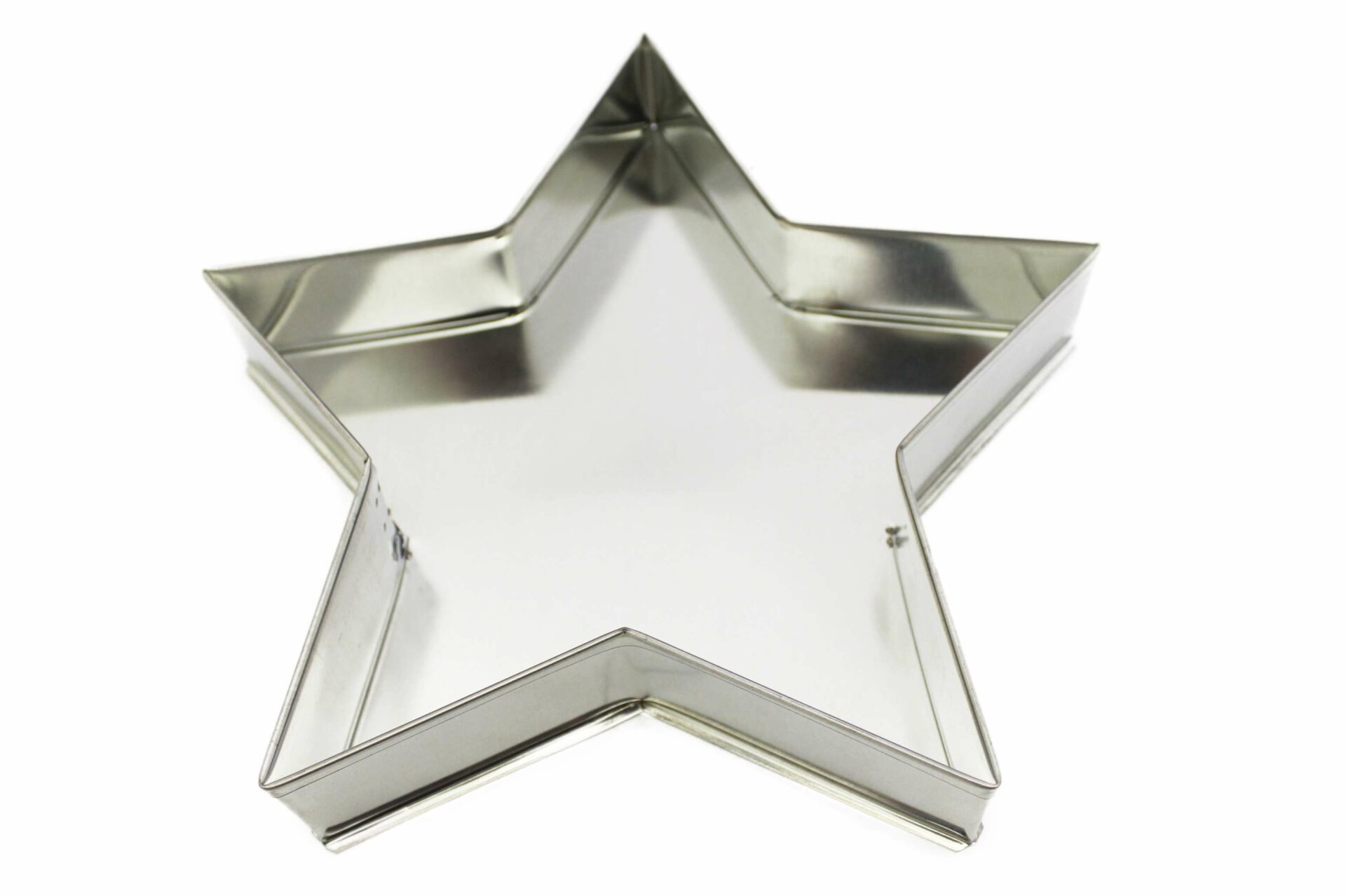 Tin mould 5 points star shaped w/bottom Calder